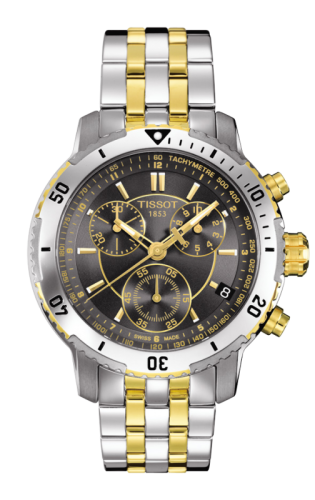 Tissot PRS 200 Quartz Chronograph Two Tone Grey